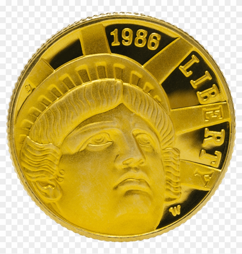Gold United States $5 Coin Bu/proof - Coin Clipart