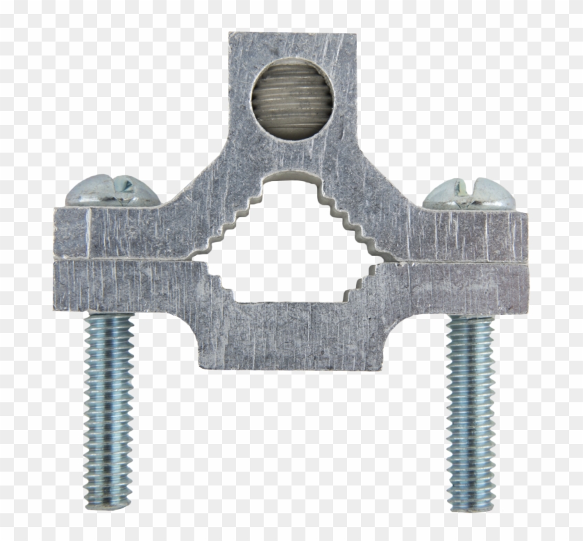 1013 3/8 X 1/2-1 Clamp For Lightning Rod - Metalworking Hand Tool Clipart #1473267