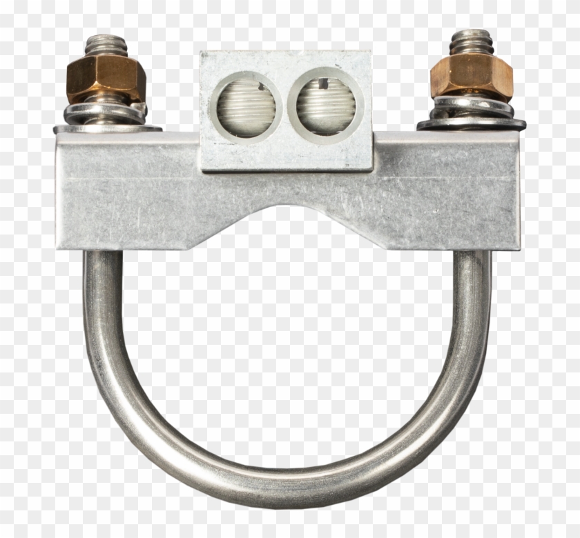 17589 Lightning Rod Clamp Assembly - C-clamp Clipart