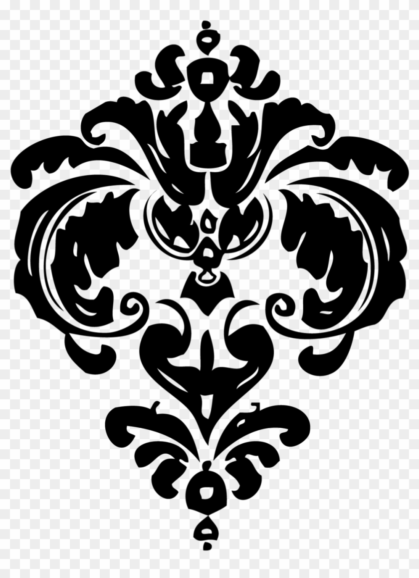 Clip Art Transprent Png Free Download - Stencil Designs For Walls Vintage Transparent Png #1473513