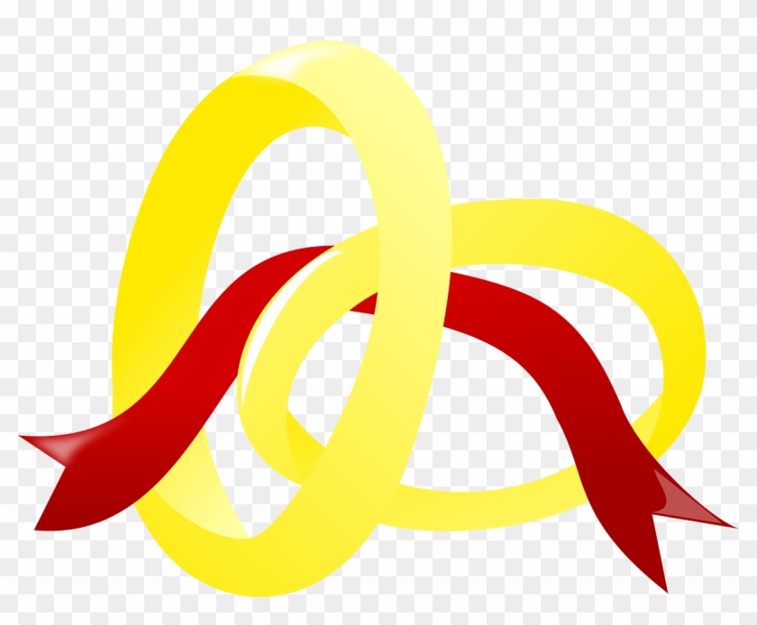 Wedding Rings Marriage - Aliança De Casamento Desenho Png Clipart #1473615