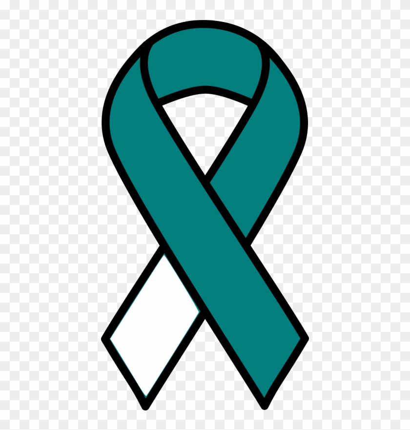Gym Shoes Cervical Cancer - Ovarian Cancer Ribbon Clipart - Png Download #1473813