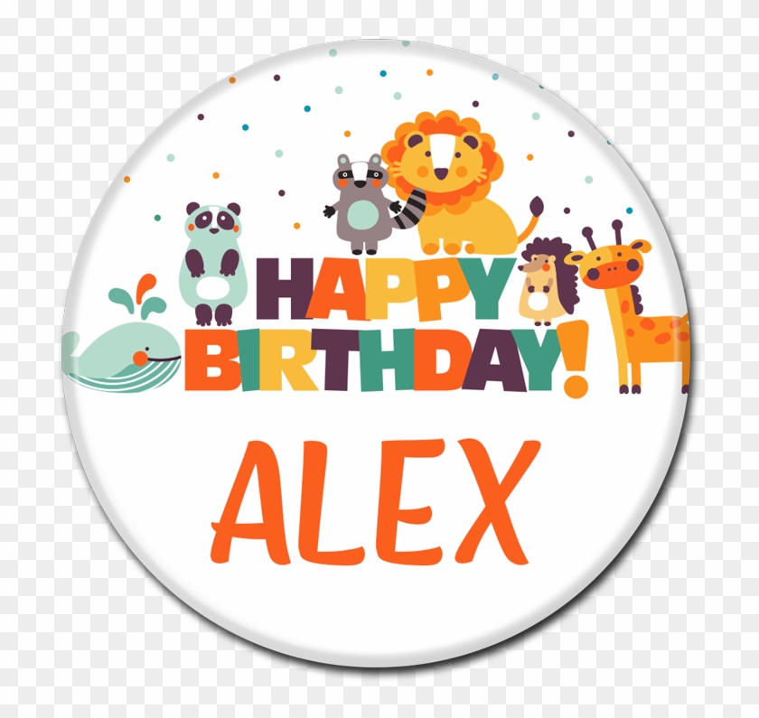 Birthday Button - Eb701 - Happy Birthday Button Transparent Clipart