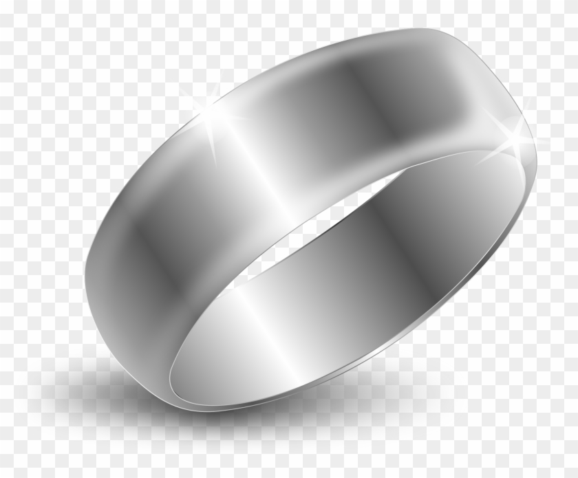 Open - Silver Ring Clipart - Png Download #1473870