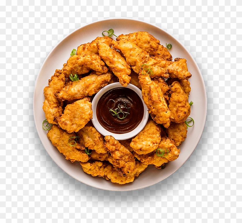 Try This Delicious Sanderson Farms Buttermilk Chicken - Chicken Strips Top View Clipart
