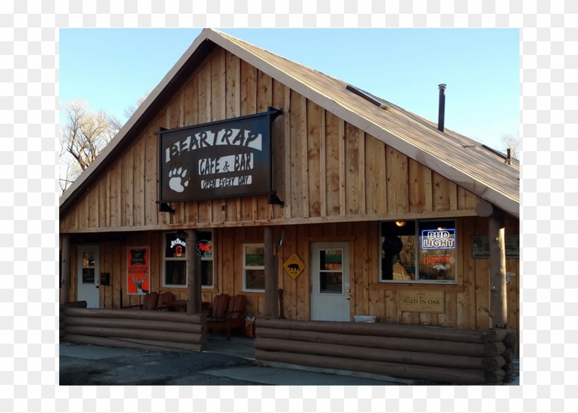 Bear Trap Cafe & Bar - Log Cabin Clipart
