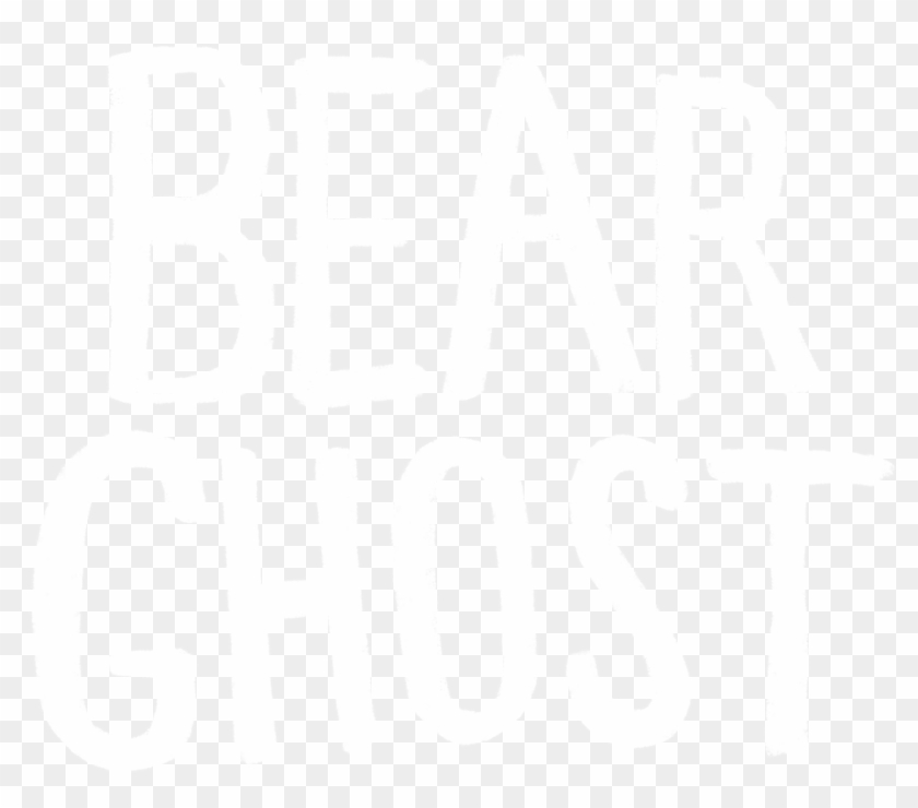 Bear Ghost Logo - Calligraphy Clipart #1474377