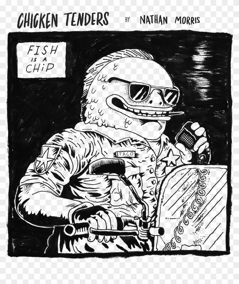 Chicken Tenders By Nathan-morris - Adult Swim Comic Clipart #1474543
