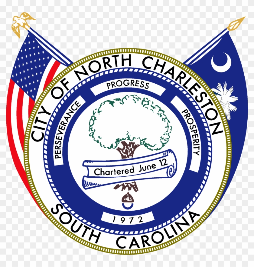 Seal Of North Charleston, South Carolina - North Charleston Seal Clipart #1474569