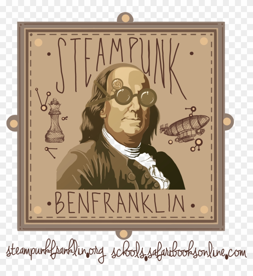 Ben Franklin Steampunk Clipart #1474598