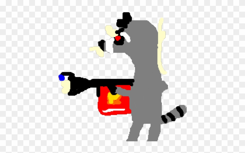 Gun Clipart Flamethrower - Cartoon - Png Download