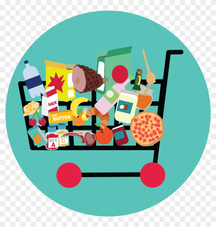 Share This Post Email Twitter Linkedin - Transparent Groceries Clipart - Png Download #1475080