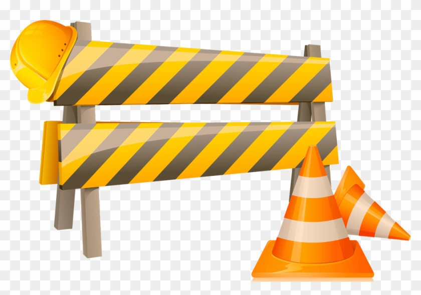 Cone Clipart Traffic American - Road - Png Download #1475197