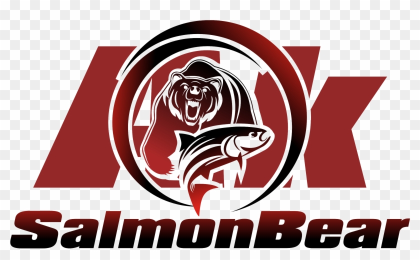 Bear Salmon Logo Clipart #1475227
