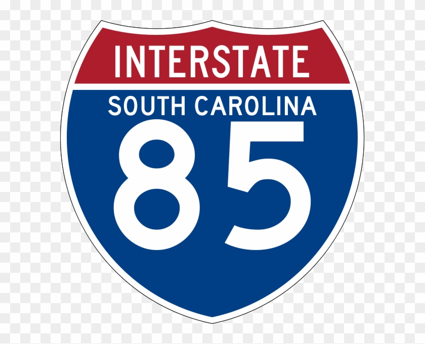 Pavement Thickness Survey Along Section Of I-85 In - I85 Sign Clipart #1475313