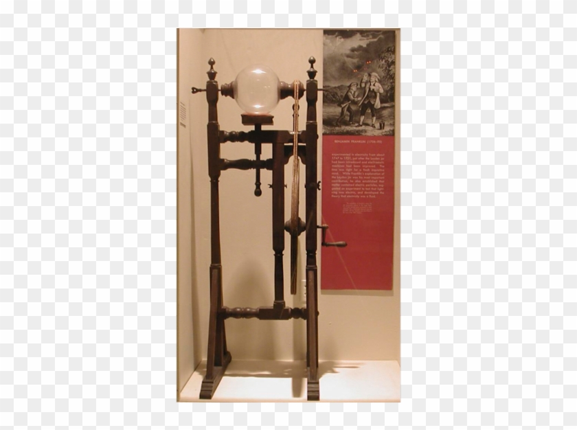 This 18th Century Electrostatic Machine Was Used To - Electrostatic Machine Benjamin Franklin Clipart