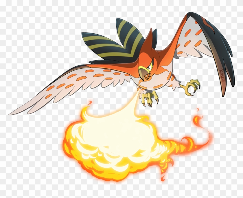 - Talonflame Flamethrower , Png Download - Illustration Clipart