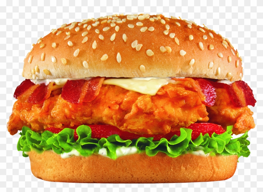 Bacon Swiss Crispy Hand-breaded Chicken Tender Sandwich - Chicken Tender Sandwich Carl's Jr Clipart #1475584
