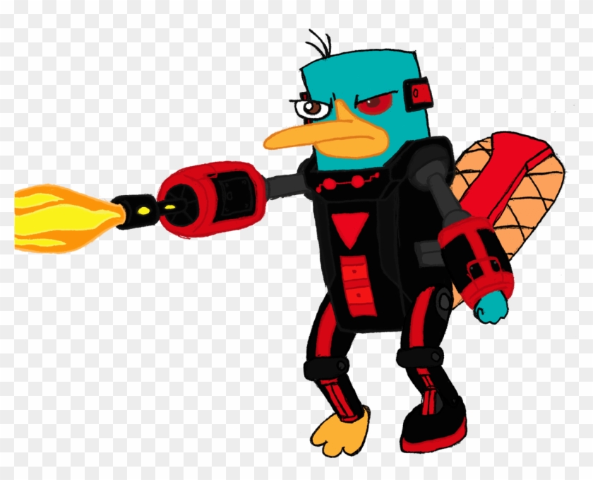 Perry The Platypus - Robot Perry The Platypus Clipart #1475642