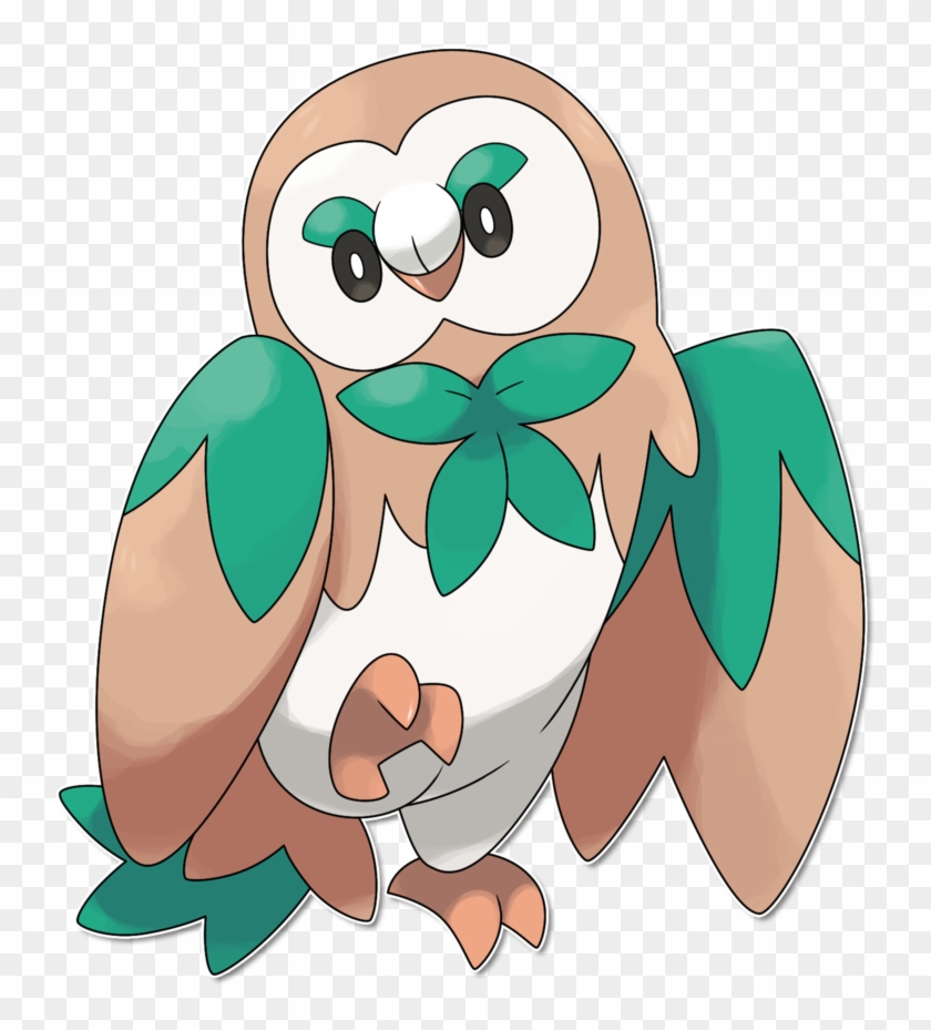 Rowlet S Evolution , Png Download - Rowlet Final Evolution Shiny Clipart #1475696