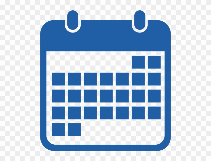 Edge Activities - Edge Funders - Blue Calendar Icon Png Clipart #1475994