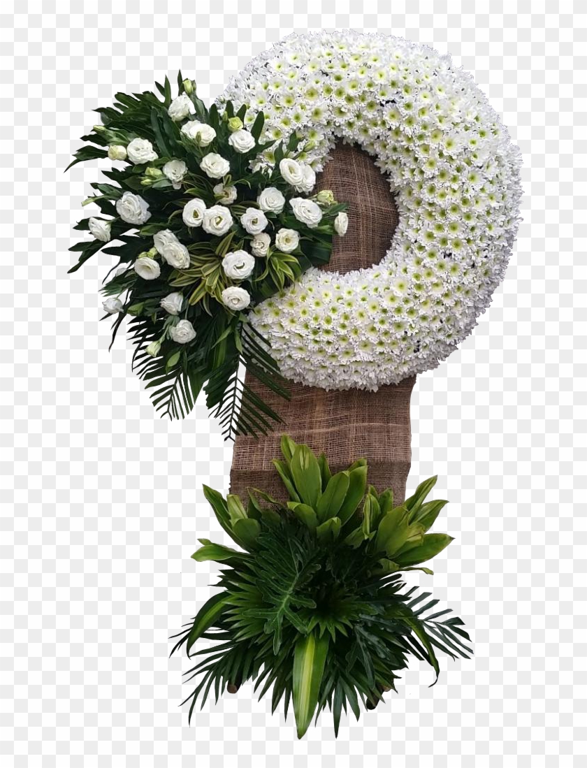Funeral Wreath On A Stand - Bouquet Clipart #1476100