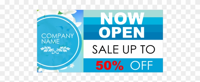 Sale Up To 50% Off Vinyl Banner - Circle Clipart #1476225