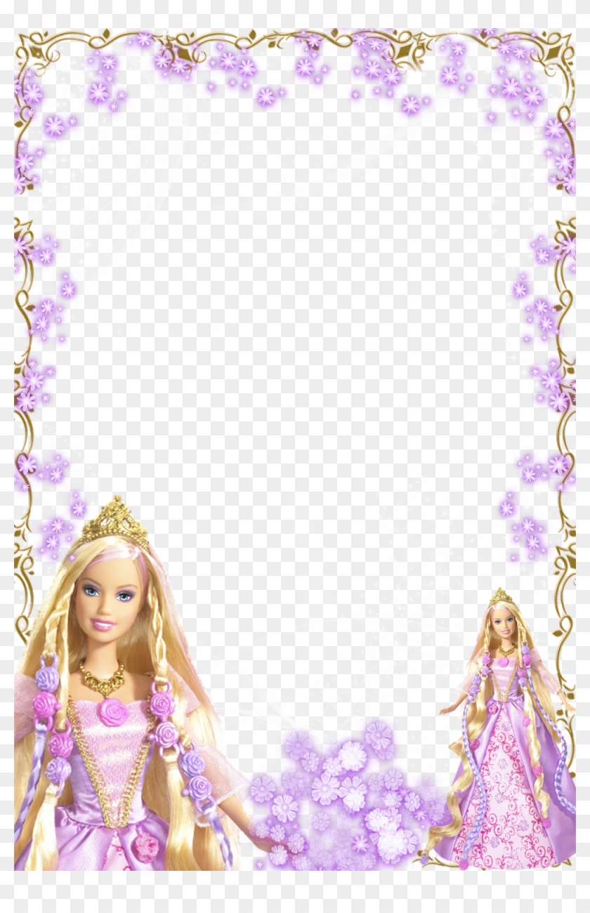 Vector Royalty Free Download Barbie Clipart Mariposa - Barbie As Rapunzel Doll - Png Download