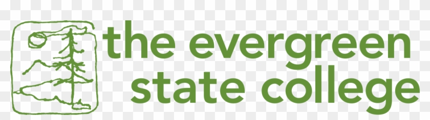 Evergreen Wide Tree No City Green - Evergreen College Washington Logo Clipart