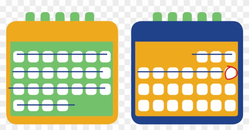 7 Day Calender - Stundenplan Download Clipart