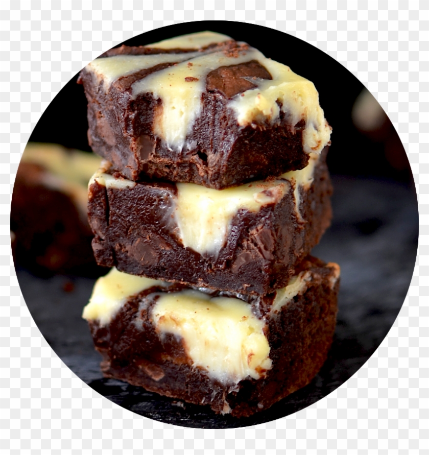 Cheesecake Swirl Brownies - Frischkäse Brownies Clipart #1477034