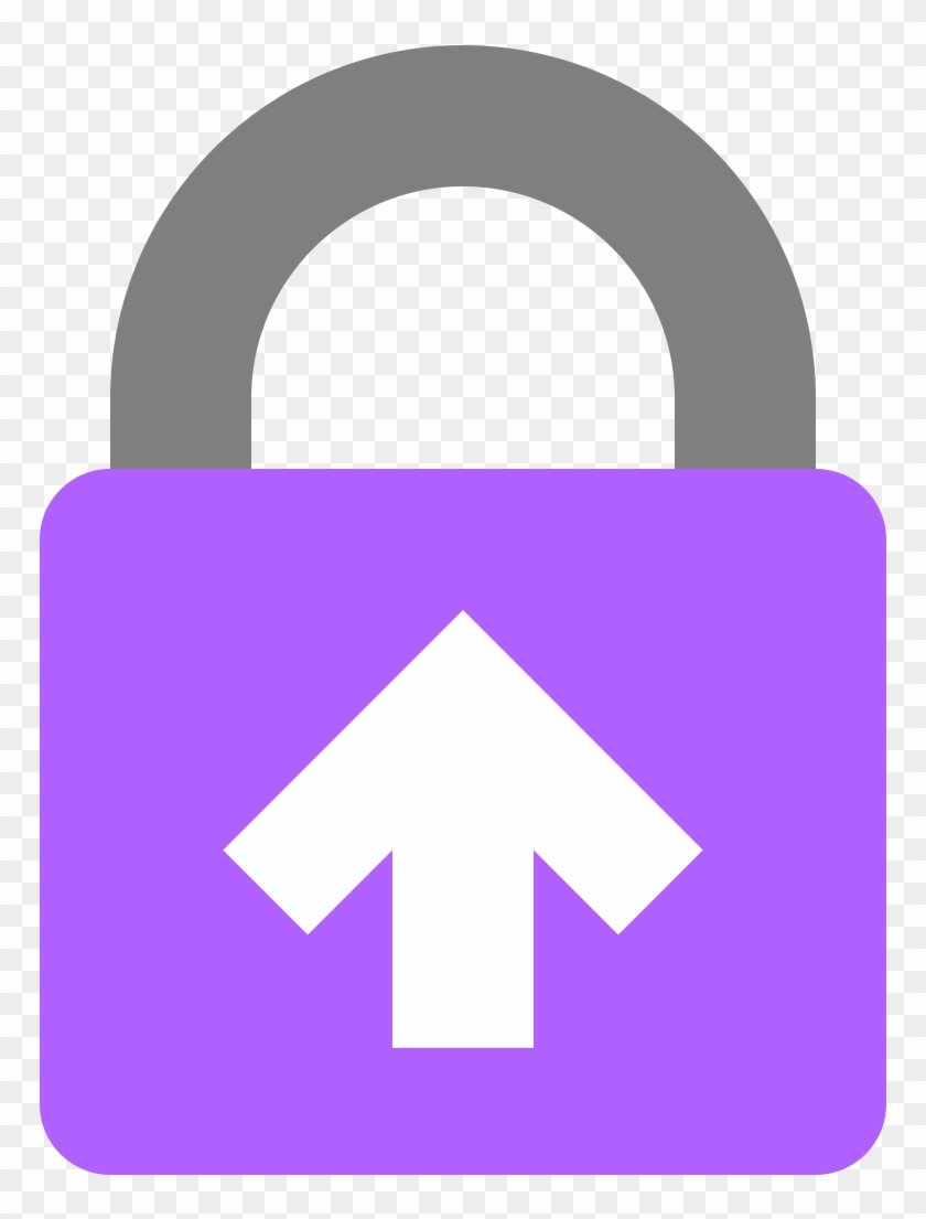 Upload Protection Shackle - Sign Clipart #1477063