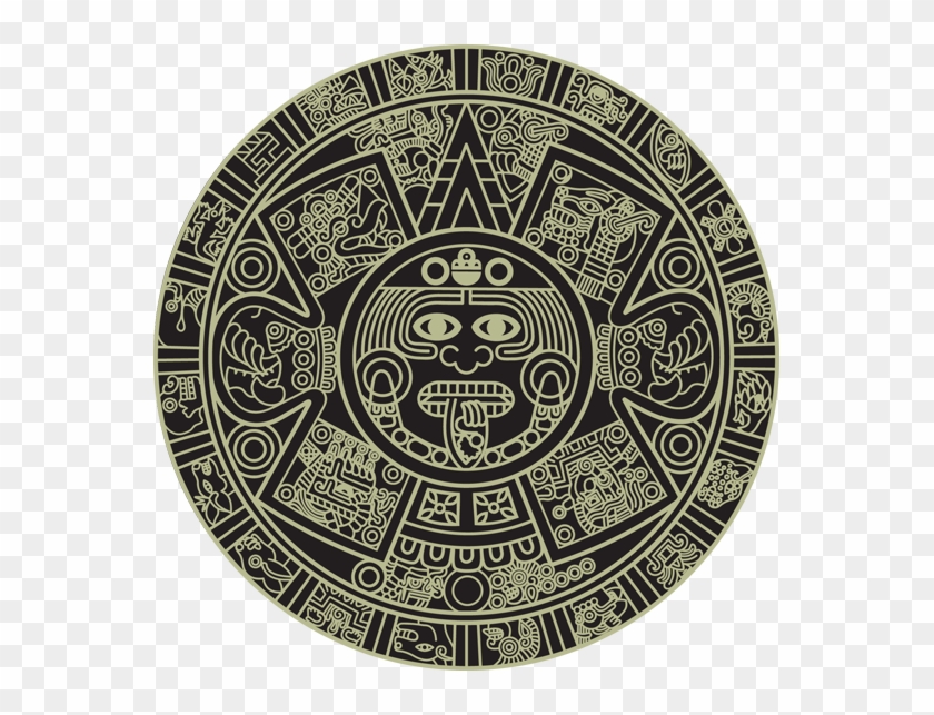 Aztec Calendar Clip Art - Aztec Calendar - Png Download