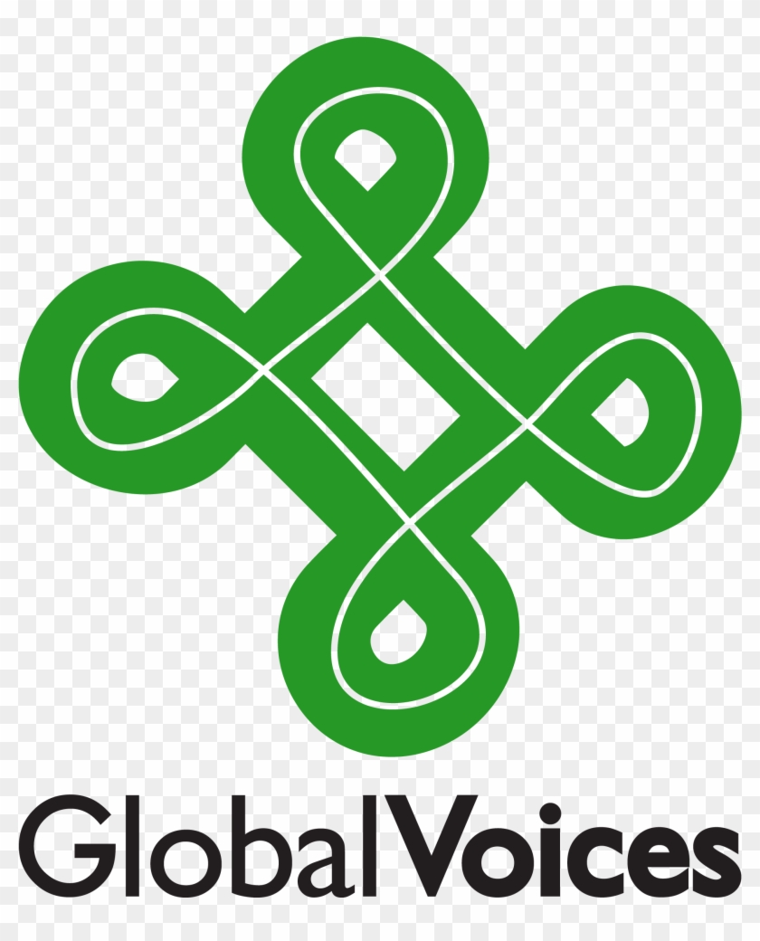 Gv Logo 2014 Vertical - Global Voices Logo Clipart #1477320