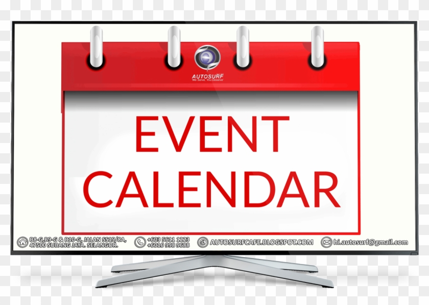 Calender - Led-backlit Lcd Display Clipart