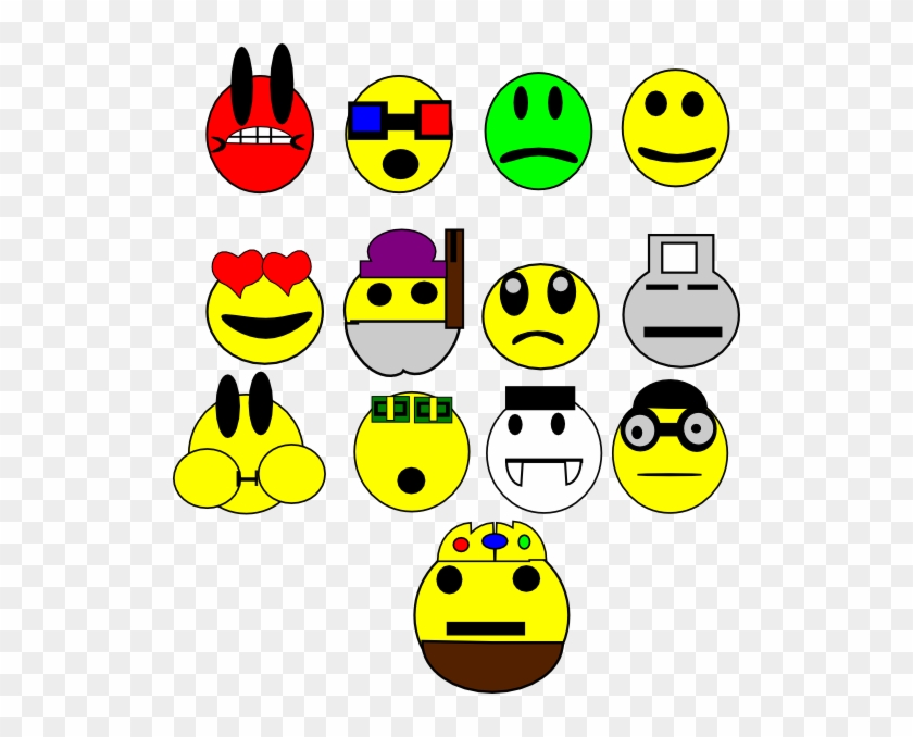 How To Set Use Faces Emoticons Svg Vector Clipart