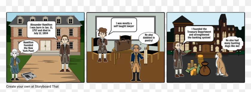 Alexander Hamilton - Cartoon Clipart