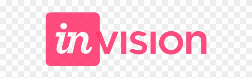 Invision Logo Pink Transparent 1024×341 - Invision Clipart