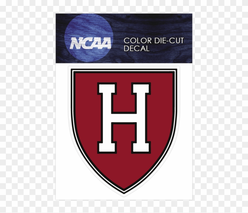 Harvard Crimson Logo Ncaa Die Cut Vinyl Car Sticker - Ncaa Clipart #1478708