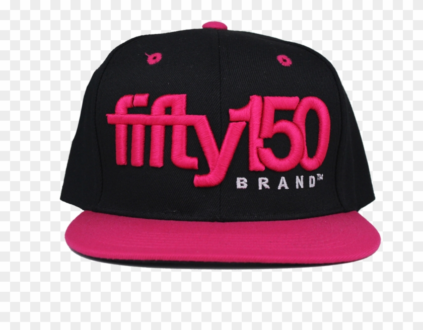 2-tone Black/pink Snapback - Baseball Cap Clipart