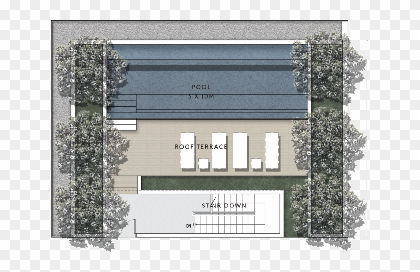 B1-rooftop - Floor Plan Clipart #1478986