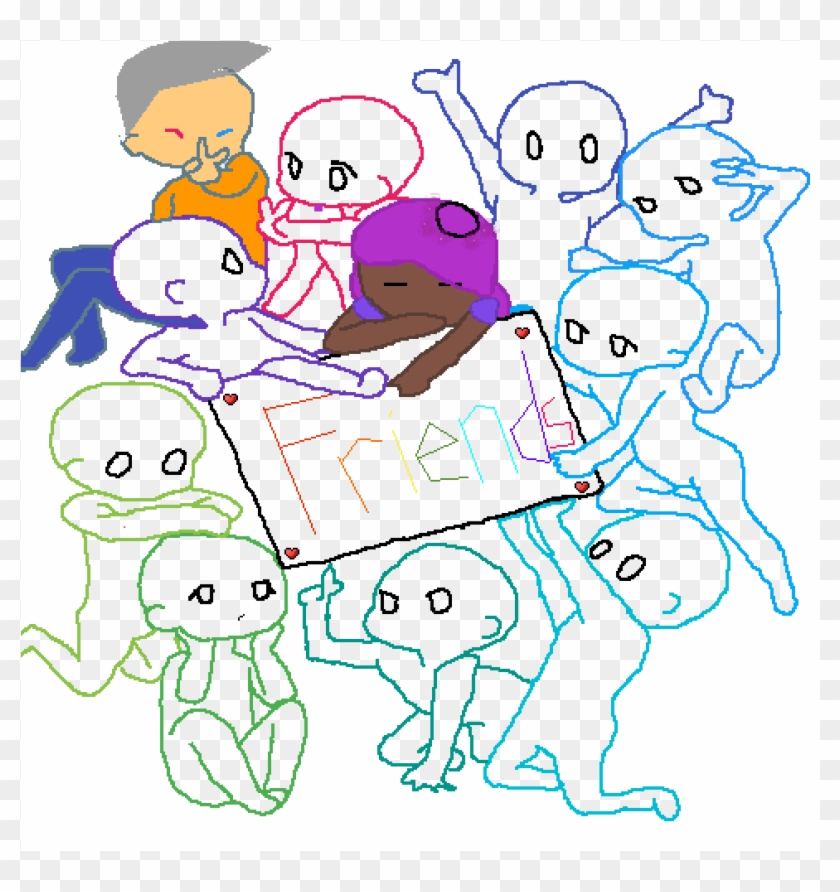 Friends - Illustration Clipart