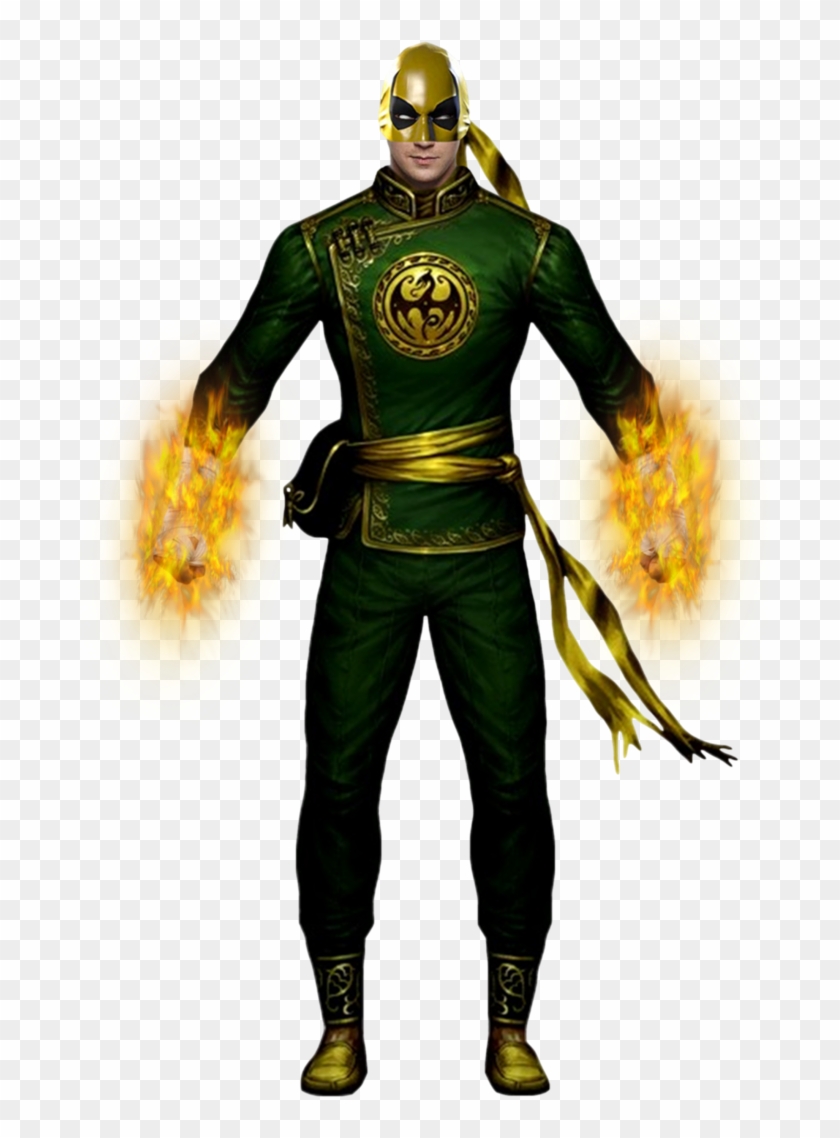 Carpeta, Iron Fist, Marvel, Camuflaje - Iron Fist No Background Clipart #1480485