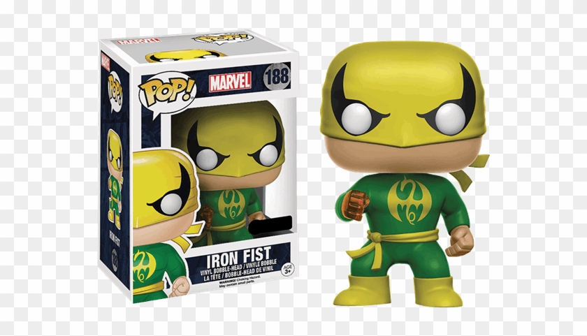 The New Avengers - Funko Pop Iron Fist Clipart #1480557