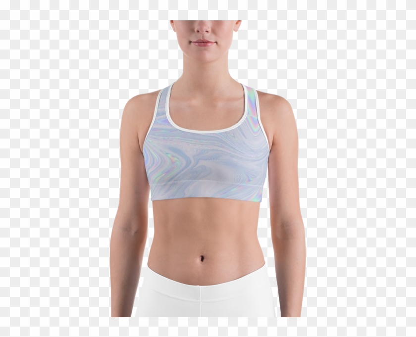 Hologram Sports Bra - Kawaii Sports Bra Clipart