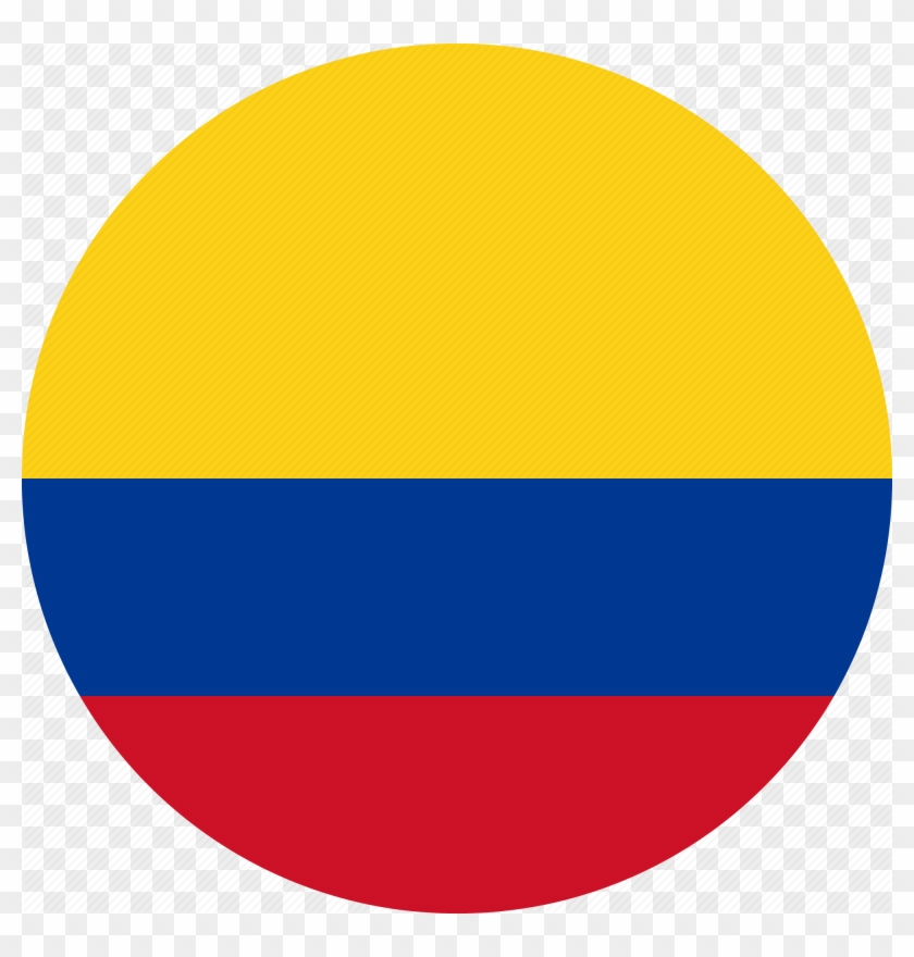 Colombia Png - Colombia Flag Icon Clipart #1480960