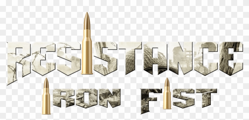 Resistance Iron Fist Game Logo - Calligraphy Clipart #1480987