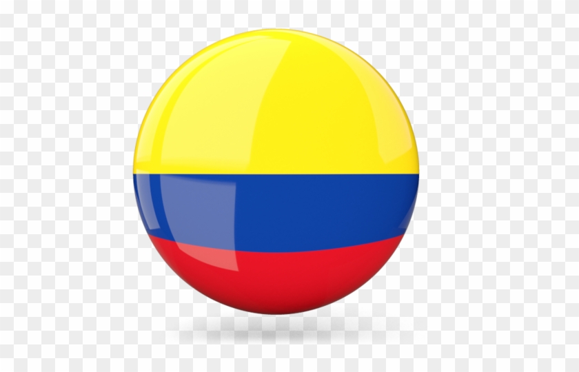 Colombia Round Flag Clipart
