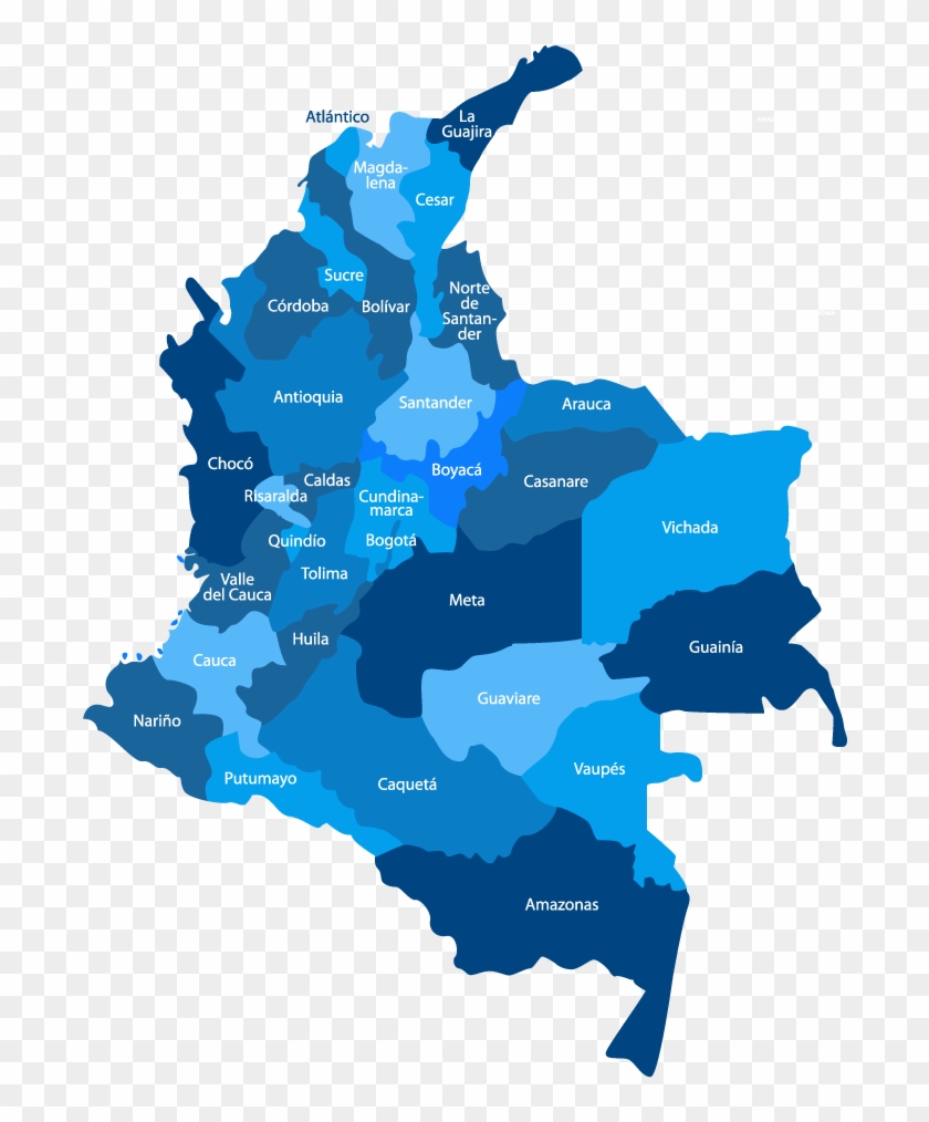 Colombia - Thematic Map Of Religion In Colombia Clipart #1481397