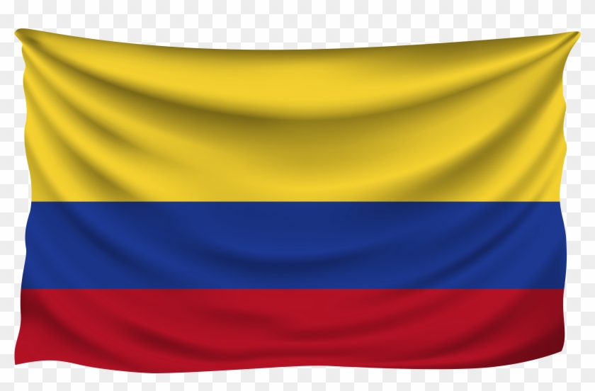 Free Png Download Colombia Wrinkled Flag Clipart Png - Ecuador Flag Transparent Background